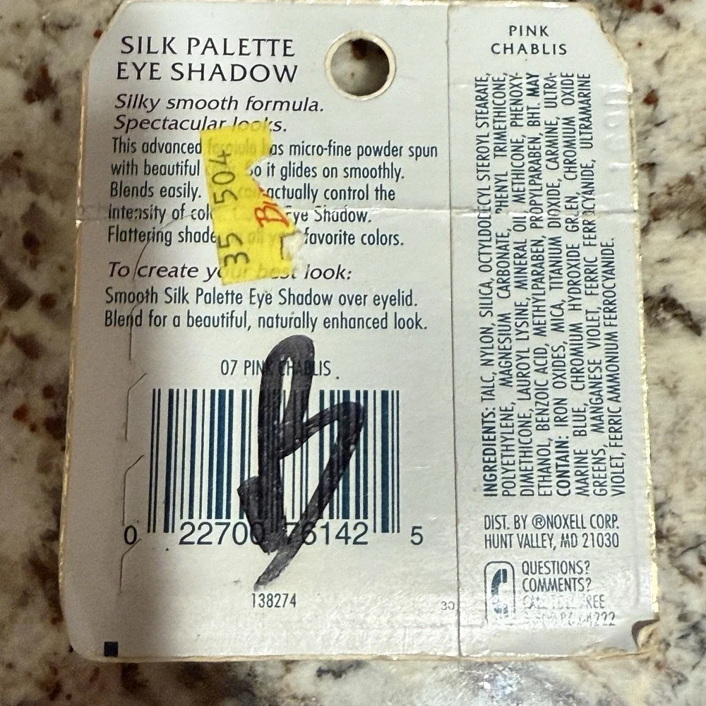 Clarion‎ Eyeshadow VTG Silk Palette Eyeshadows Color Group 2 Pink Chablis 07 NOS
